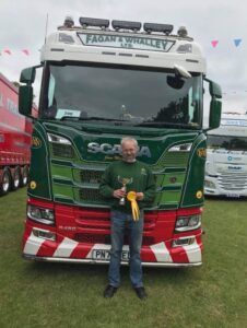 David weston at truck show